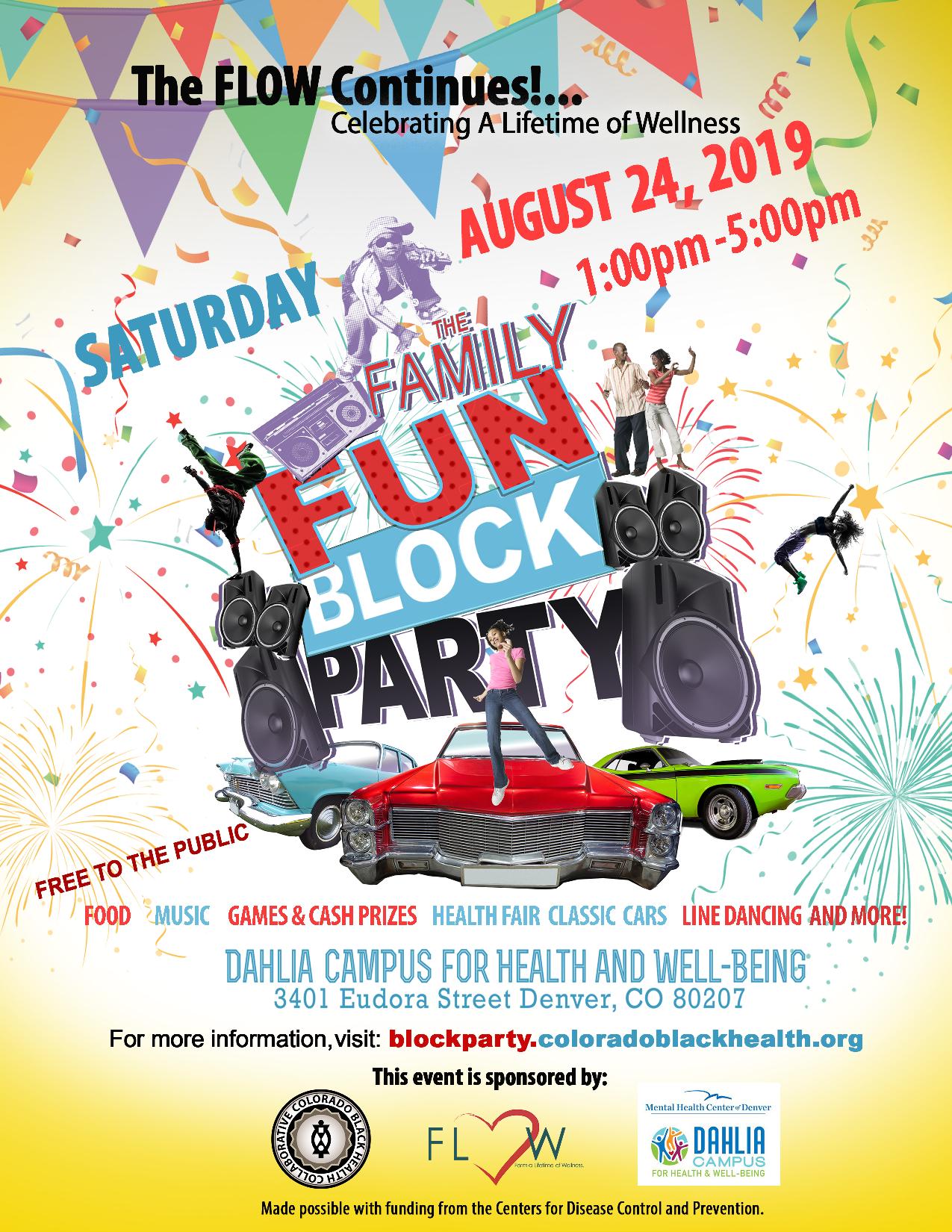 Block Party Flyer Donor Alliance