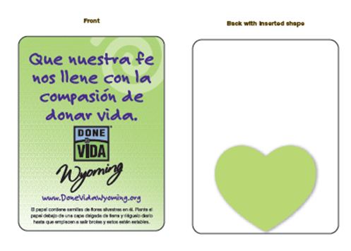 Donor Alliance National Donor Sabbath: Pope Card Request - Donor Alliance